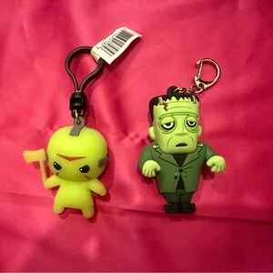 Jason Voorhees and Frankenstein’s Monster keychains